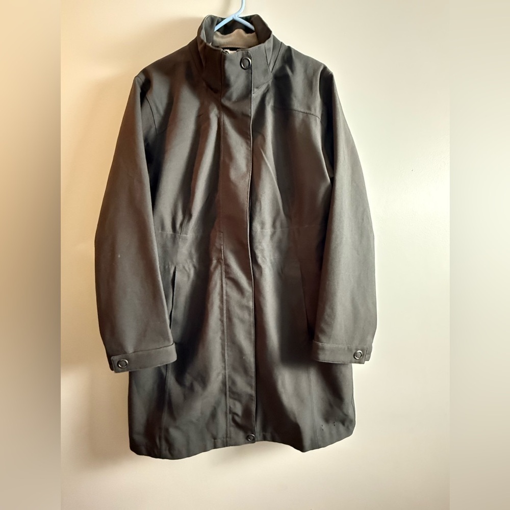 Merrell Opti-Shell Men's‎ Sz L Raincoat/Windbreaker PTP 22" with 36" Length VGUC